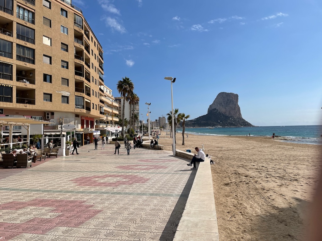 Strandpromende von Calpe