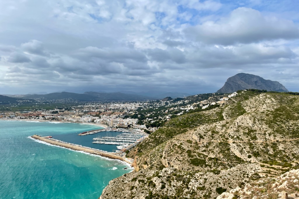 Blick vom Cap de San Antonio auf Jávea