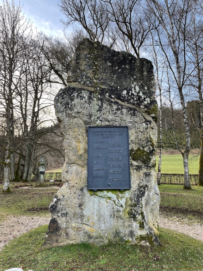 Gedenkstein am Dreiländereck