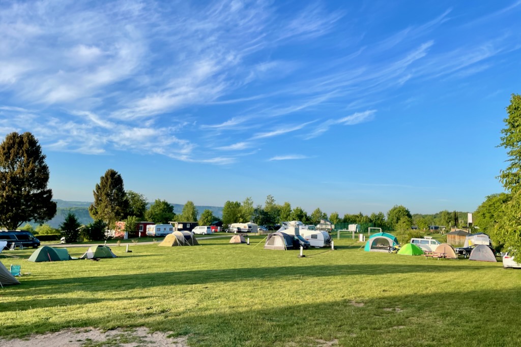 Zeltwiese des Campingparks