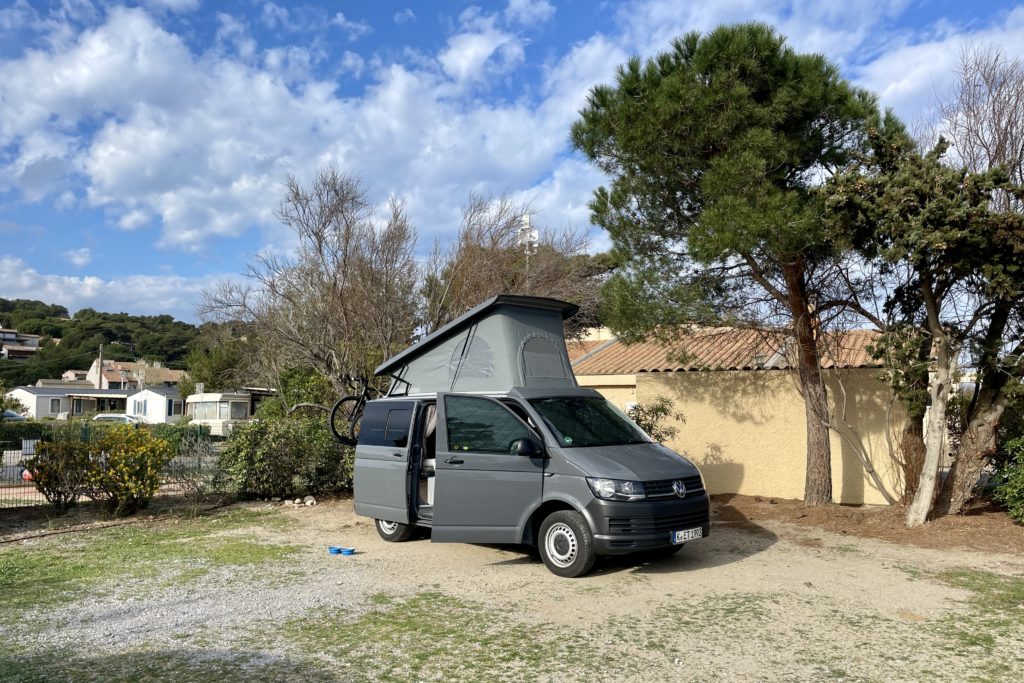 Stellplatz auf dem Municipal Leucate