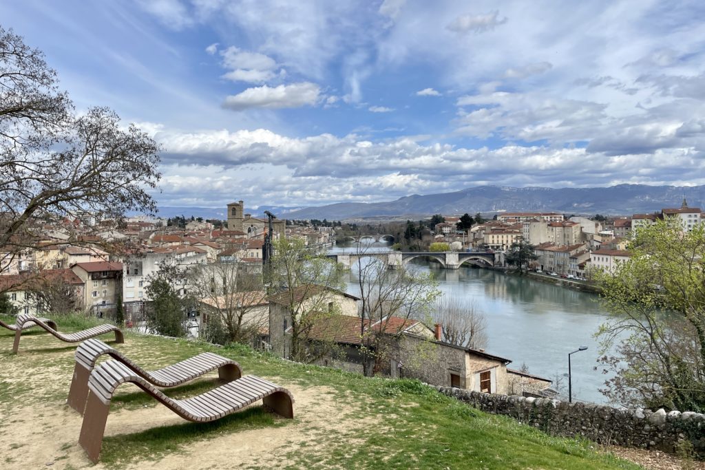 Blick über Romans-sur-Isère