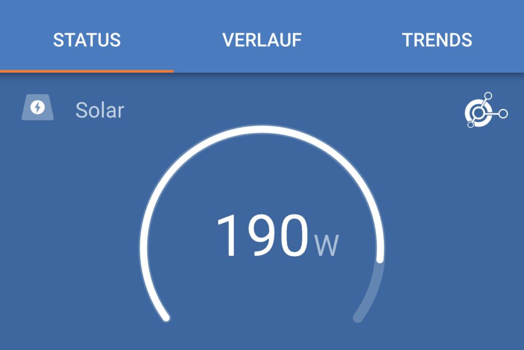 Maximal Stromausbeute über das Solarpanel