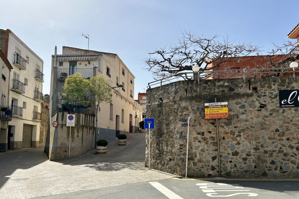 Straßenecke in Vilanova
