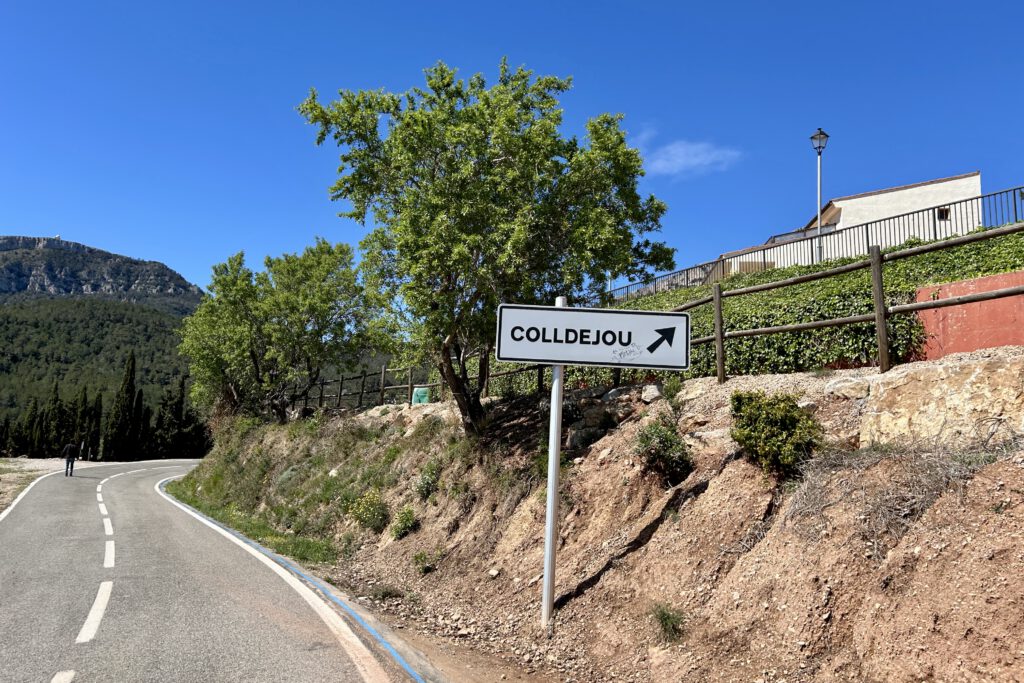 Ortsschild von Colldejou